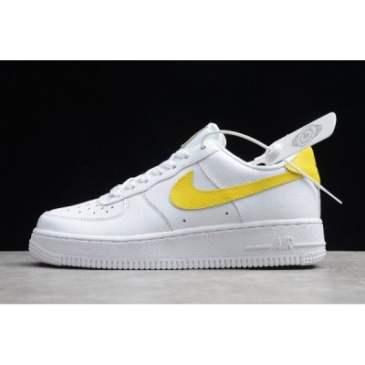 Nike Bayan Air Force 1 '07 Lv8 Para Mujer Beyaz / Sarı Kaykay Ayakkabı Türkiye - QPCHUYUP